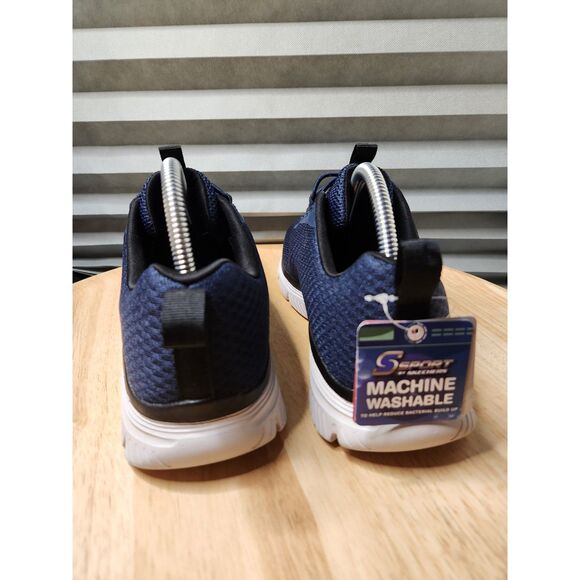 S Sport by Skechers Men’s Size 8 Wide Slip-On Shoes – Blue Memory Foam - Picture 5 of 9